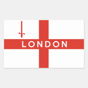 london city england british flag text name sticker