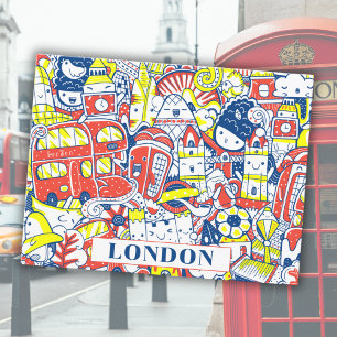 London City England Tourist Travel Kids  Postcard