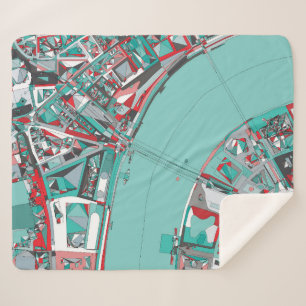 London City Structure Map Sherpa Blanket