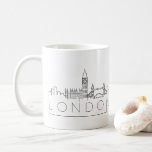 London City Stylized Skyline Coffee Mug