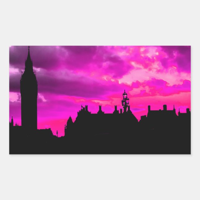 London City Sunset Sticker (Front)