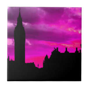 London City Sunset Tile
