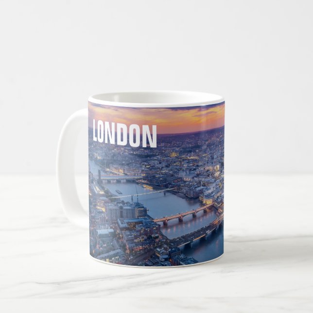 London Cityscape Coffee Mug (Front Left)