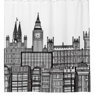 London Cityscape in Black and White
