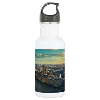 London Cityscape with Sunset 532 Ml Water Bottle