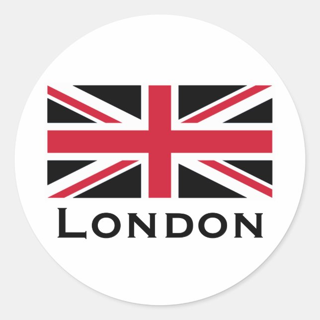 London Classic Round Sticker (Front)