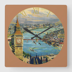 London Clock Tower Over the Bay