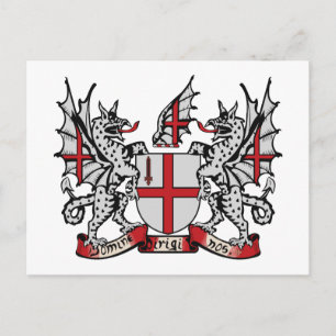 London Coat of Arms Postcard