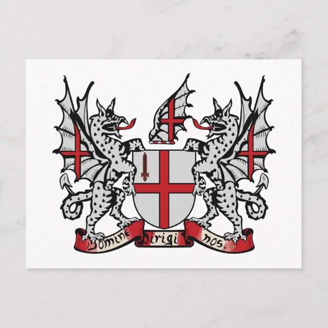 London Coat of Arms Postcard (Front)