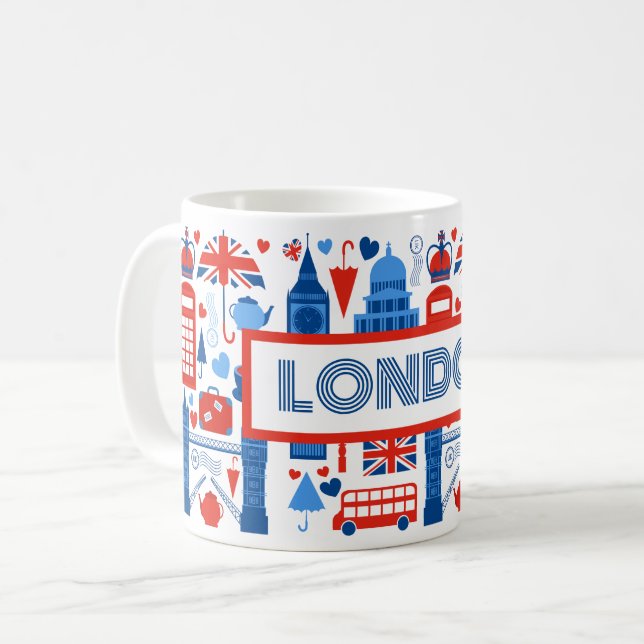 London Coffee Mug (Front Left)