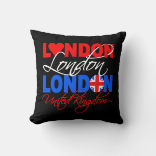London custom throw pillow