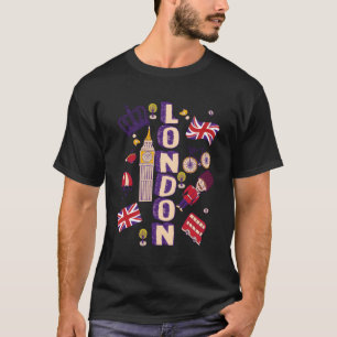 London Cute Uk Great Britain Londoner Funny Gift T-Shirt