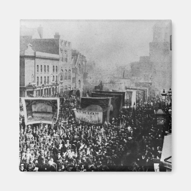London Dock Strike, 1889 Magnet (Front)