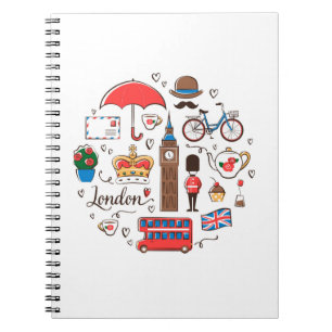 London Doodles Notebook