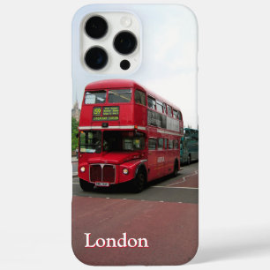 London Double-decker Bus Custom iPhone 16 Pro Max Case