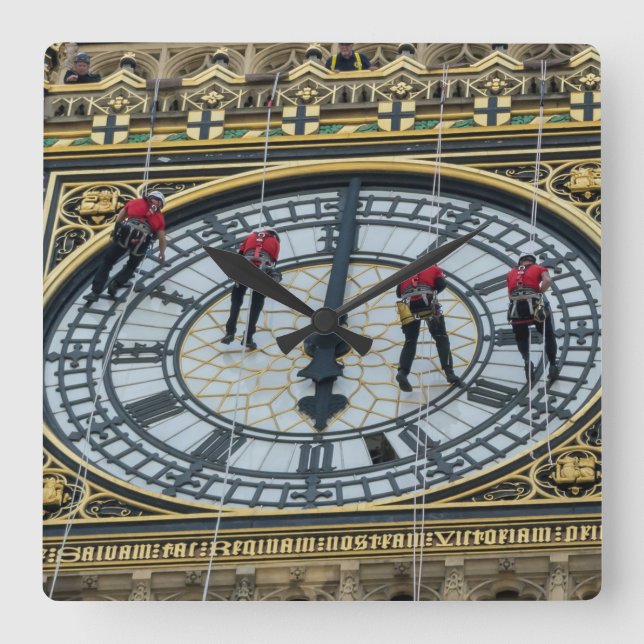 London Elizabeth Tower nettoyeurs carré horloge mu (Recto)