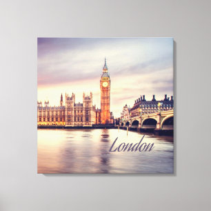 London England Big Ben Canvas Print