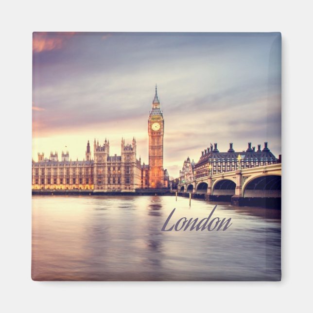 London England Big Ben Magnet (Front)