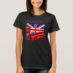 London England British Union Jack Flag For Women M T-Shirt