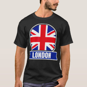 London, England British Union Jack T-Shirt