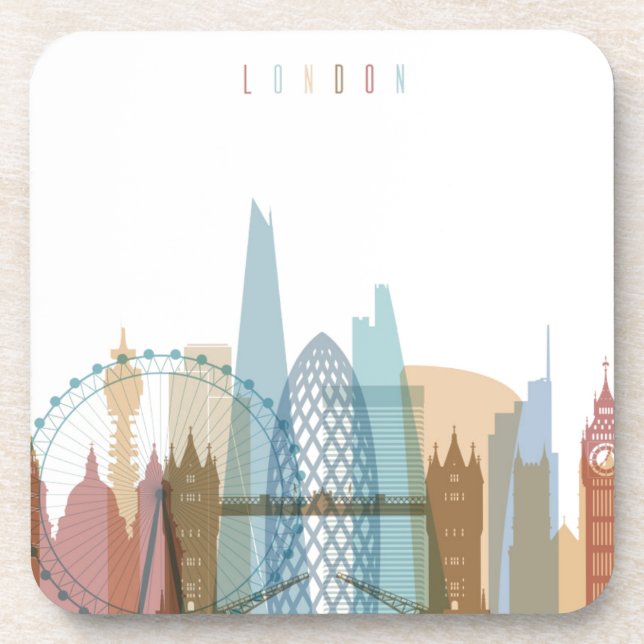 London, England | City Skyline Coaster (Front)