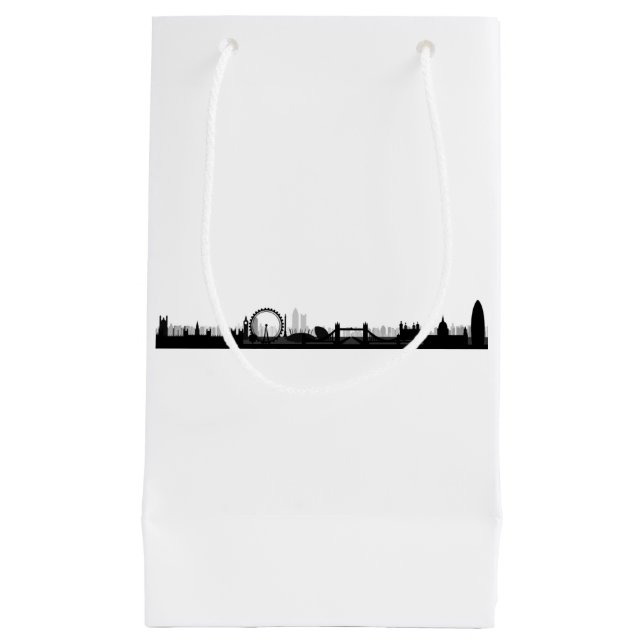 London England City Skyline Thème Petit sac cadeau (Devant)