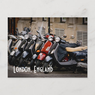 London, England Motorbike Postcard