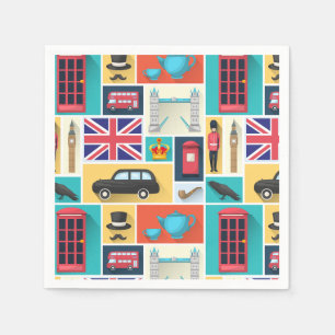 London, England Napkins
