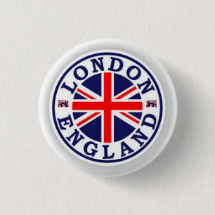 LONDON ENGLAND PIN BADGE UNION JACK