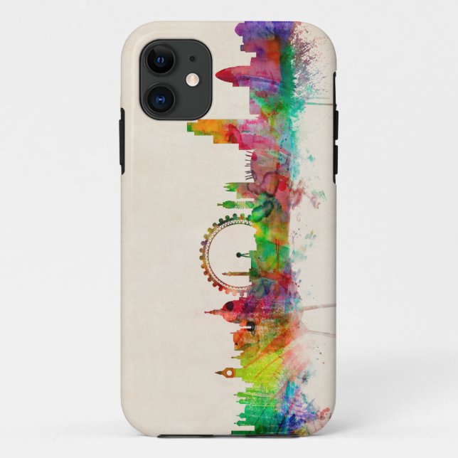 London England Skyline Case-Mate iPhone Case (Back)