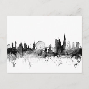 London England Skyline Postcard