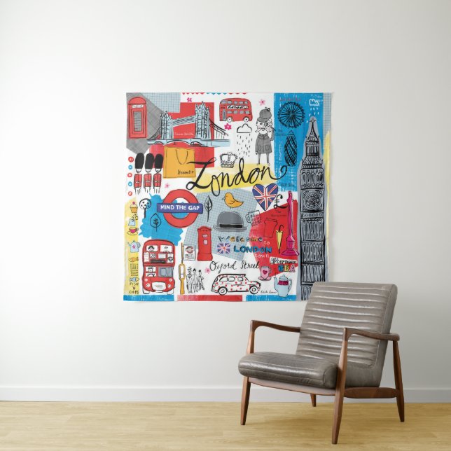 London, England Tapestry (In Situ (Horizontal))