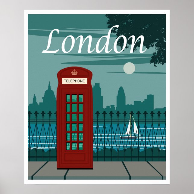 London, England Travel Poster (Front)