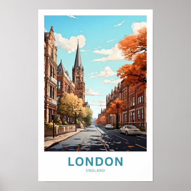 London England Travel Print (Front)