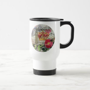 London England Travel Vintage Europe Art Mug