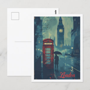 London England UK Vintage Famous Travel Place Postcard