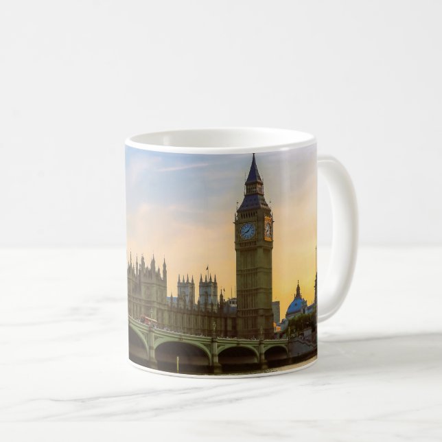 London England United Kingdom Parliament UK Coffee Mug (Front Right)