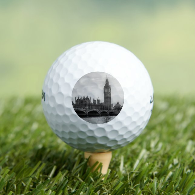 London England United Kingdom Parliament UK Golf Balls (Insitu Tee)