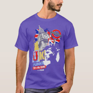 London England United Kingdom Punk Rock Music T-Shirt