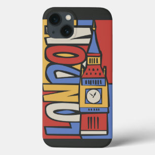 London, England   Vibrant Handrawn Design iPhone 13 Case