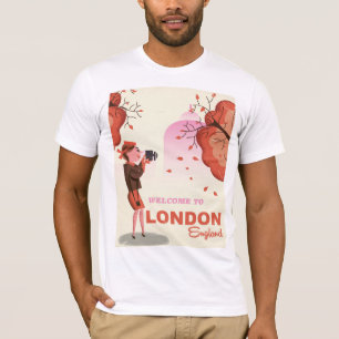 London, England Vintage travel poster T-Shirt