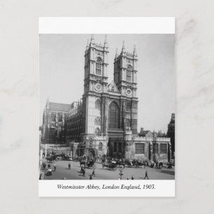 London England, Westminster Abbey 1903 Postcard