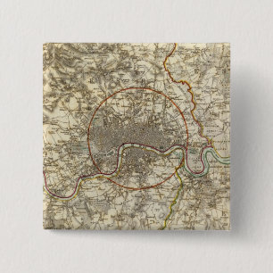 London environments 2 inch square button