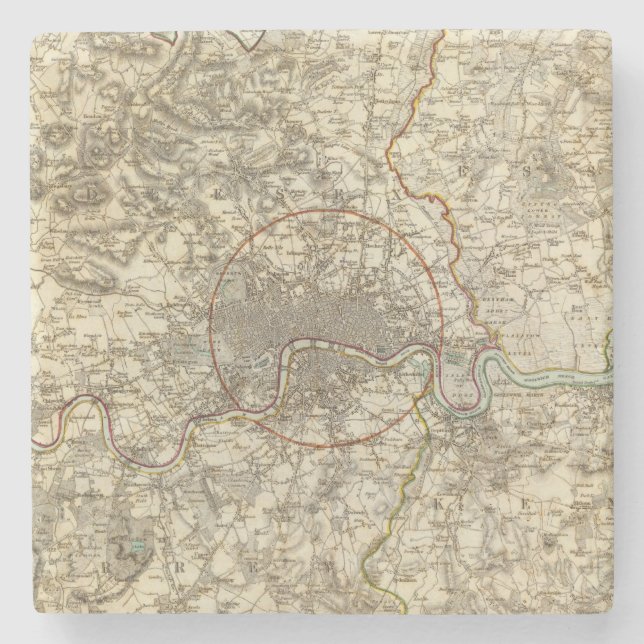 London environments stone coaster (Front)