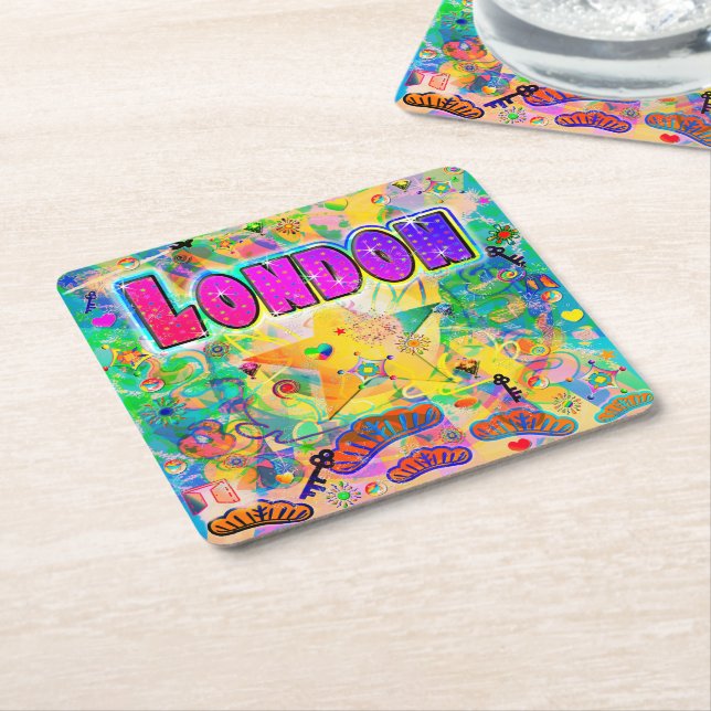 London Epoch Hour Coaster (Angled)