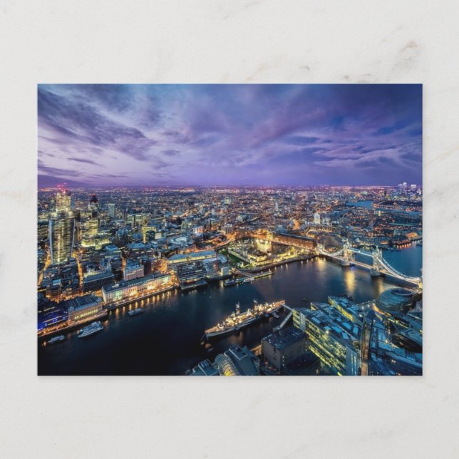 London Evening Postcard (Front)