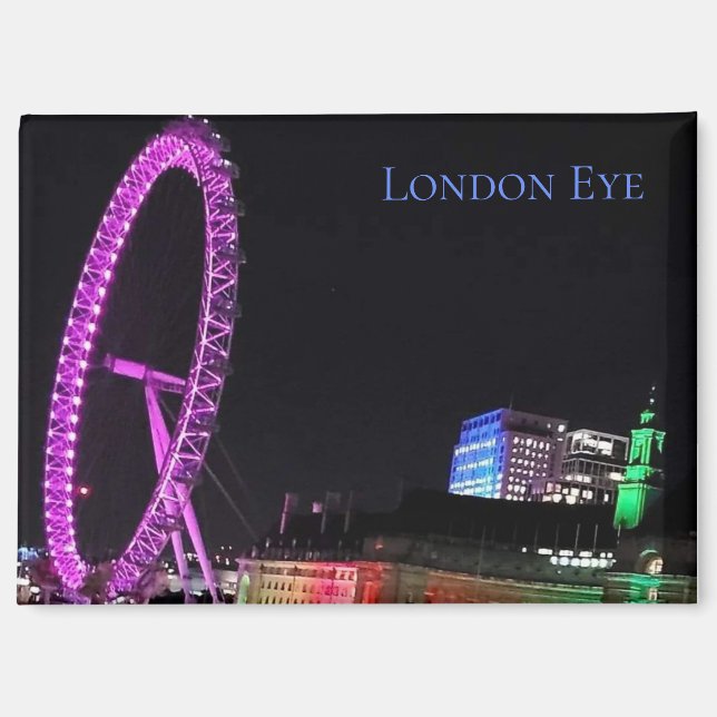 London Eye at Night Magnet (Front)