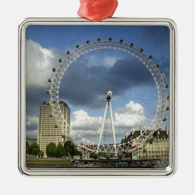 London Eye Metal Ornament (Front)