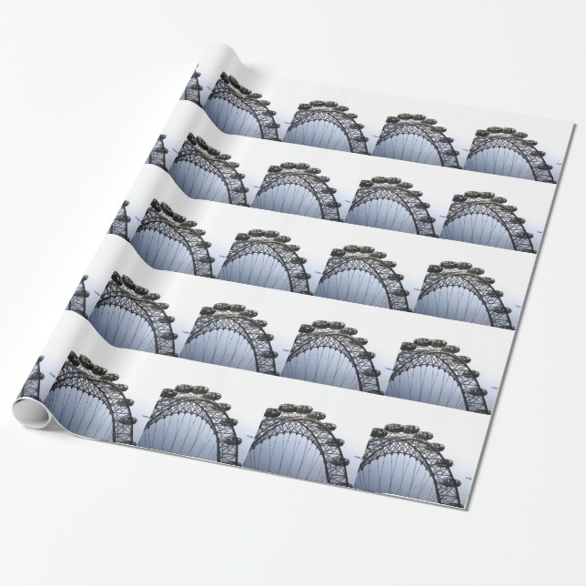 London Eye Wrapping Paper (Unrolled)