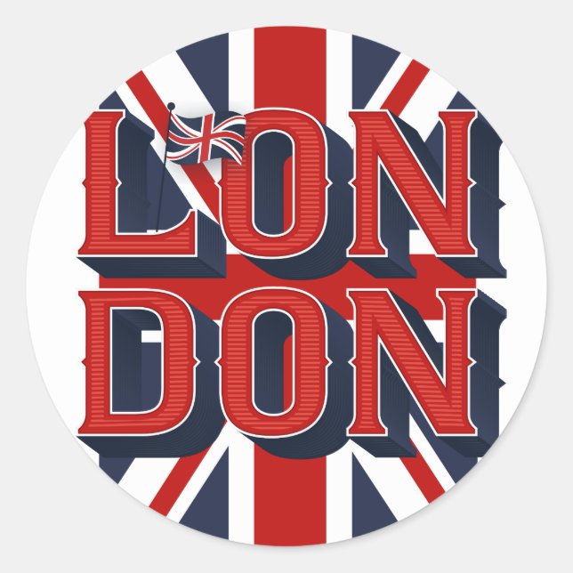 London Flag / Stickers (Front)